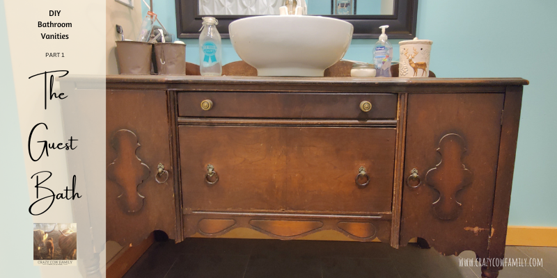 DIY Bathroom Vanities: The Guest Bath