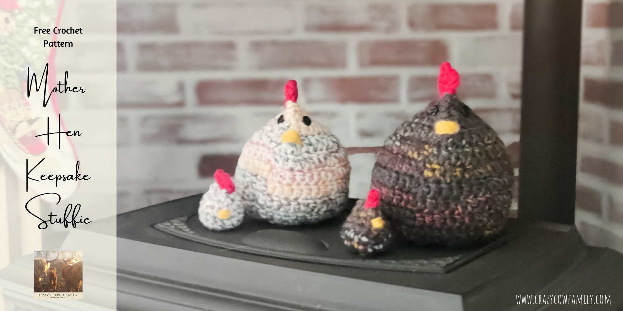 Mother Hen Keepsake Stuffie: Crochet Pattern